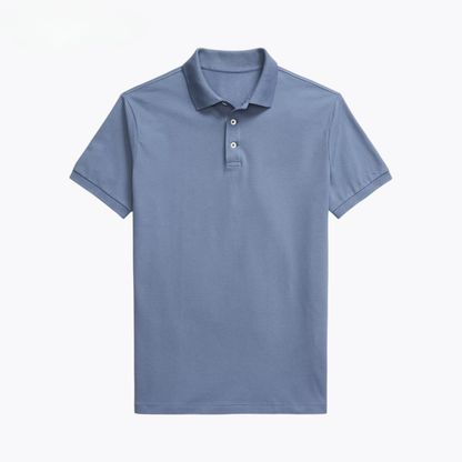 Custom Slim Fit Stretch Mesh Polo Shirt