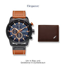 Curren Titan Edition™ Uhr + Exklusive Slim-Geldbörse aus Leder