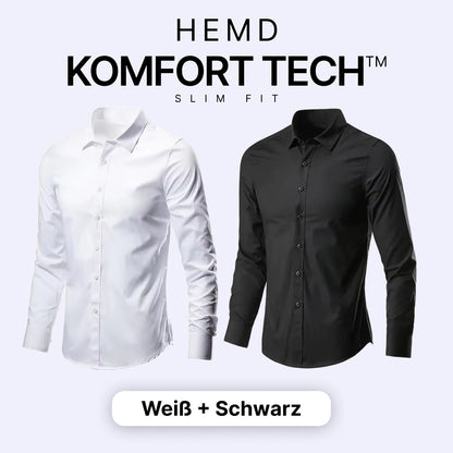Herrenhemd mit flexibler Technologie – Komfort Tech [KAUF 1, ERHALTE 1 GRATIS]