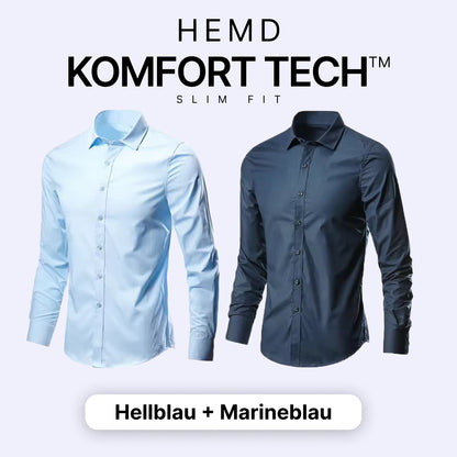 Herrenhemd mit flexibler Technologie – Komfort Tech [KAUF 1, ERHALTE 1 GRATIS]